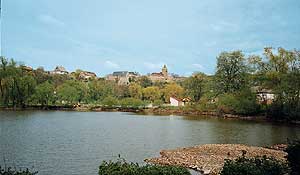 Blick auf Burg und Schloß Allstedt