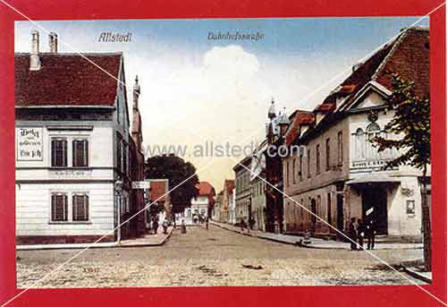 Postkarte Bahnhofstrasse Allstedt